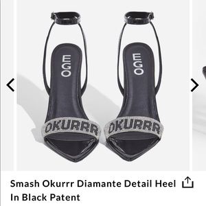 Ego Okurrr Diamante Heels. Size 8us